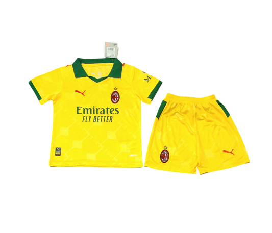 Kit de Criança AC Milan 2025/26- 3º Equipamento